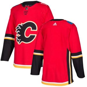 Herren Calgary Flames Eishockey Trikot Blank Rot Authentic